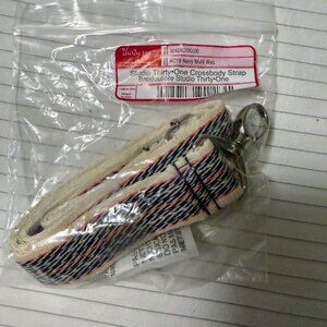 Studio Thirty One Crossbody Strap NWT Navy Multi Web Canvas Replacement